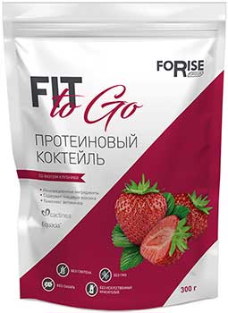 Протеиновый фитококтейль FIT-TO-GO клубника